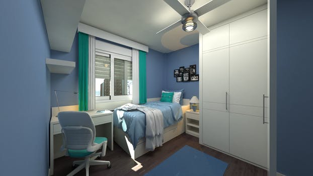college dorm room