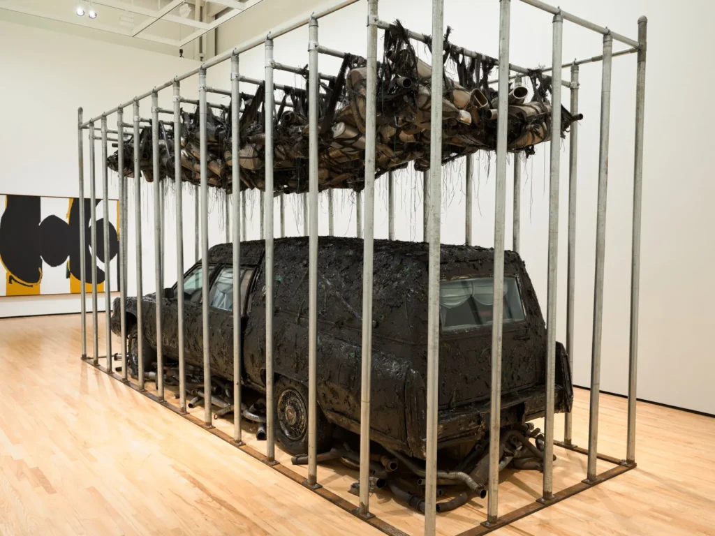 art exhibit representing grief at Baltimore Art Musuem